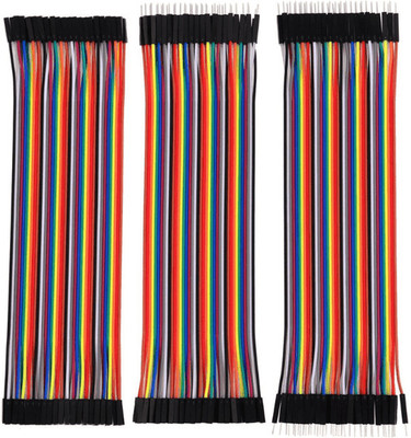 IOTCART Jumper Wire Set - M2M, M2F, F2F (40 pcs each) Electronic Components Electronic Hobby Kit