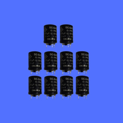 MELODY's 470 mfd, 63V. Electrolytic Capacitor. Set of 10 pcs Electronic Components Electronic Hobby Kit