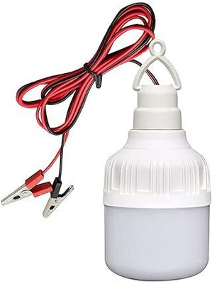SP Electron DC 12V Solar LED high brightness bulb with alligator clips (Pack of 1) Light Electronic Hobby Kit