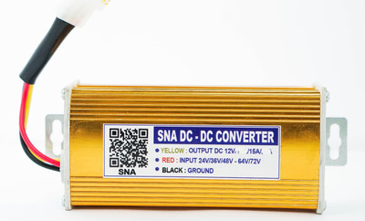 sna DC TO DC CURRENT CONVERTER 36V/48V/64V/72V TO 12V 15AMP Electronic Components Electronic Hobby Kit