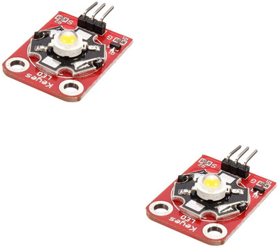Flyrobo (2 Pcs) Pro3D 3W High Power LED Module for Electronic Components Electronic Hobby Kit
