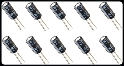 R&D A-SET OF 10-PCS OF 470UF/50V ELECTROLYTIC CAPACITOR Electronic Components Electronic Hobby Kit