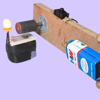 ERHIndia Electromagnetic Induction Science Project Kit Working Model for Class 12 Educational Electronic Hobby Kit