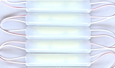 Wizzo 5 Pieces (GREEN) 12 Volt 2.4 Watt DC TUBE Shape LED Module Light Strip Light Electronic Hobby Kit