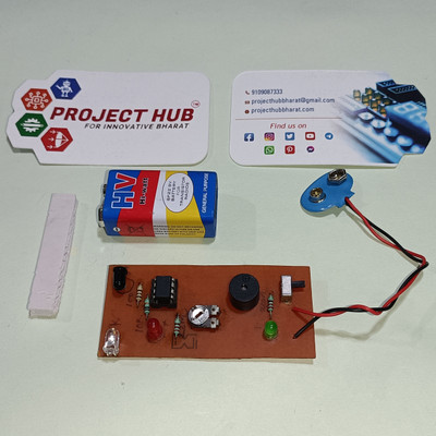 PROJECT HUB - FOR INNOVATIVE BHARAT Door Opening Alarm Using IR Sensor Educational Electronic Hobby Kit