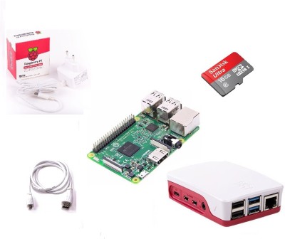 TES-EV Raspberry_Pi_4_Model_B_1GB_Starter_Kit_ Micro Controller Board Electronic Hobby Kit