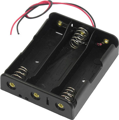 Ercoms Robotics Lab Battery Holder For 3x18650 Cell Power Supply Electronic Hobby Kit
