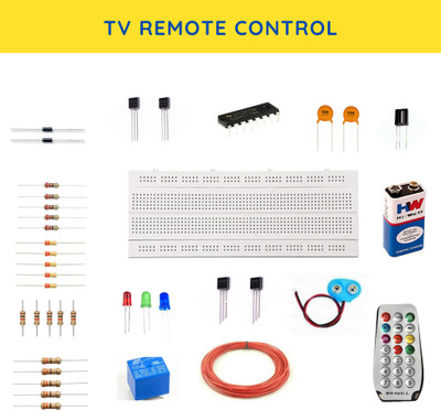 Ansoz DIY TV Remote Control Electronics Kit – for Students Electronic Components Electronic Hobby Kit