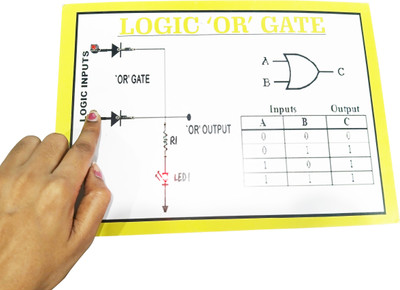 MELODY's Logic 'OR ' Gate Physics Science Working Model-Project Educational Electronic Hobby Kit