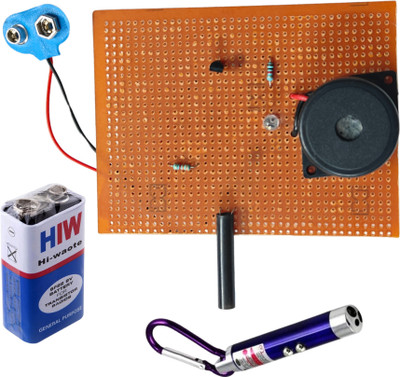 ERHIndia Laser Security Alarm Science Project Working Model Kit for Class Students Educational Electronic Hobby Kit