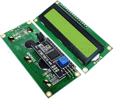 HouseOfCommon LCD16x2 Display Screen Module 16X2 Character Serial Blue Backlight LCD Module Display Lights Electronic Hobby Kit