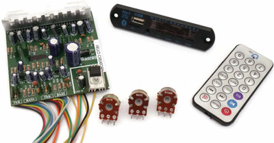EASTRA Combo of 4440 IC DIY Audio Boards 40 and 40W Bluetooth FM with Remote Sound Recorder and Sound Circuit Electronic Hobby Kit