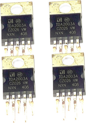AVISRI 4 PCS TDA2003 Audio Power Amplifier IC Electronic Components Electronic Hobby Kit