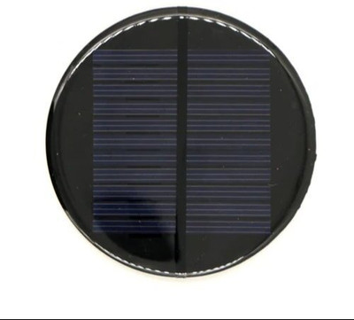 SYMFONIA 6V 80mA Mini Round Solar Panel with Wire for DIY Projects Electronic Components Electronic Hobby Kit