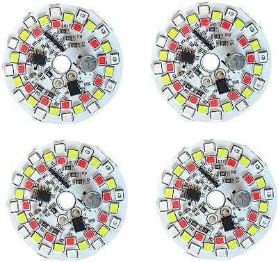 StrawHat 7 in 1 Direct On Board Auto Changing 9W DOB MCPCB Led Bulb Light Electronic Hobby Kit