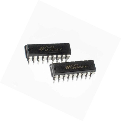 INVENTO 1Pcs HT 12E Encoder + HT12D Decoder, 2/12 Series, CMOS, 2.4 V to 12 V, DIP-18 Automotive Electronic Hobby Kit INVENTO 1Pcs HT 12E Encoder + HT12D Decoder, 2/12 Series, CMOS, 2.4 V to 12 V, DIP-18 Automotive Electronic Hobby Kit