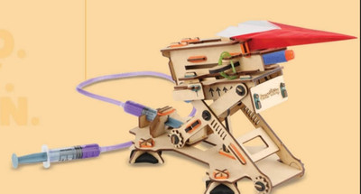MIFRA ELECTRONICS Hydraulic Plane Launcher science project kit Educational Electronic Hobby Kit