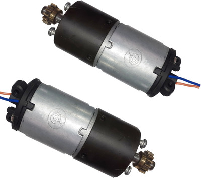 MELODY's High Speed High Torque Robot DC Motor 6mm Shaft Brushed, 12V-24V, 1000RPM,set-2 Motor Control Electronic Hobby Kit