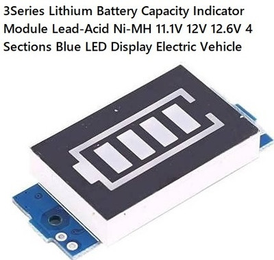 EASTRA 3S Lithium Battery Pack Power Indicator Board 11.1V-12.6V Display Electronic Components Electronic Hobby Kit