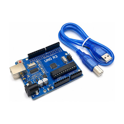 arduino Ardu. UNO R3 Development Board with USB Cable | Robotics, IoT & DIY Project Micro Controller Board Electronic Hobby Kit