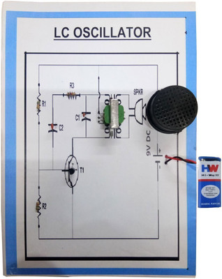 MELODY's LC Oscillator Physics Science Working Project & Model Educational Electronic Hobby Kit
