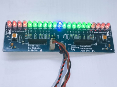 SAI ROBOTIC ALM717 KA2284 / LB1403 / AN6884 Stereo Audio Level Indicator Display Lights Electronic Hobby Kit
