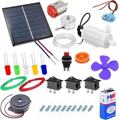 OPULENTSD Solar Power, Simple Circuit,Buzzer, Water Pump,Project kit Electronic Components Electronic Hobby Kit