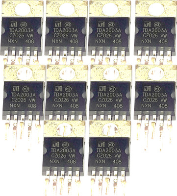 AVISRI 10 PCS TDA2003 Audio Power Amplifier IC Electronic Components Electronic Hobby Kit