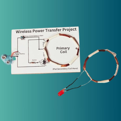 ERHIndia Wireless Power Transmission Investigatory Project Kit Physics Science Class12 Educational Electronic Hobby Kit