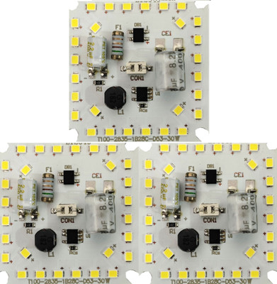 Wetrix (3 Pieces) 30 Watt Super Bright ALPHA DOB MCPCB Driver on Board LED Lights Light Electronic Hobby Kit