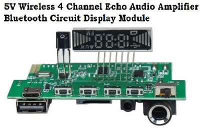 HouseOfCommon 5V Wireless HI-FI USB/FM/5W+5W Audio Amplifier Micro Controller Board Electronic Hobby Kit