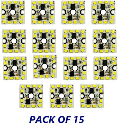 SG Flash (PACK OF 15) 9 WATT GAMMA DOB MCPCB (white light) high efficiency long lasting Electronic Components Electronic Hobby Kit