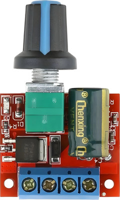 Robo Ocean DC 4.5V-35V 5A PWM Motor Speed Controller/Regulator [Pack of 1] for Wiring Motor Control Electronic Hobby Kit