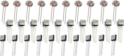RANVIRKAR Very useful combo of 10pc LDR, 10pc BC547 and 10pc 2N2222 Transisor Electronic Components Electronic Hobby Kit