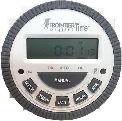 GoodsBazaar Frontier TM619H2 Digital Timer Programmable Time Switch Programmable Electronic Timer Switch(White)