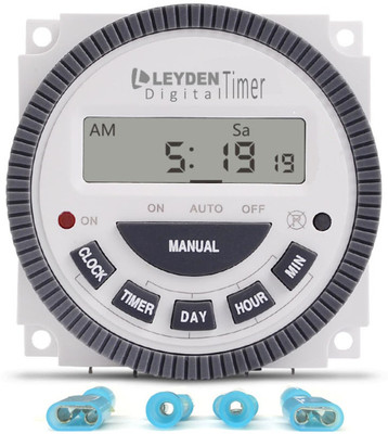Leyden TM619H-2 30 Amps Programmable Electronic Timer Switch(White)