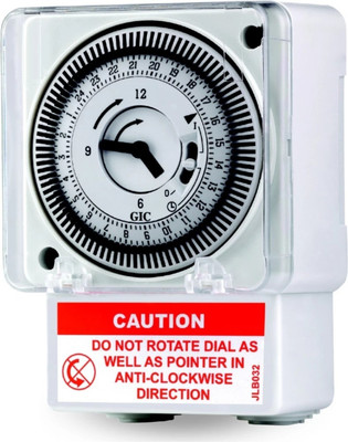 the hinder Sibass QT Quartz Analog Time Programmable Electronic Timer Switch(White)