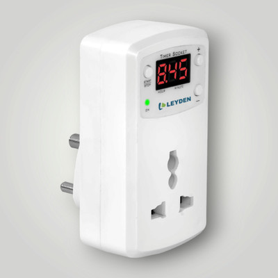 Leyden TM-PLG 230V, 2A, Single Phase High Quality Digital Programmable Timer Plug For Protection On Over Charging Of Your Battery Operated Devices Mobile, Laptop, Camera, TV, Etc. (Black) Programmable Electronic Timer Switch(Black) Leyden TM-PLG 230V, 2A, Single Phase High Quality Digital Programmable Timer Plug For Protection On Over Charging Of Your Battery Operated Devices Mobile, Laptop, Camera, TV, Etc. (Black) Programmable Electronic Timer Switch(Black)