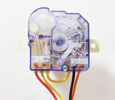 nw noworry 4 Wire, 15 Minutes Wash Timer Compatible for LG Washing Machine. Spin Wash Timer Indoor Plug-In Electronic Timer Switch(White)