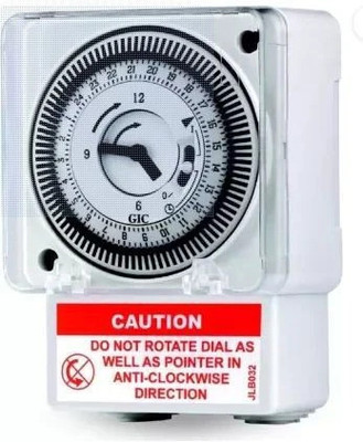 GoodsBazaar L&t Electric Timer QT Quartz Analog Time Switch Analog Time Switch (pack of 1) Programmable Electronic Timer Switch(White)
