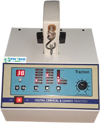 DSB PHYSIO MART Physio Therapy DIGITAL TRACTION Cervical & Lumber Traction Progressive, Regressive, Intermittent & Static Modes Machine With 1 Year Warranty Electrotherapy Device(DSB-204)