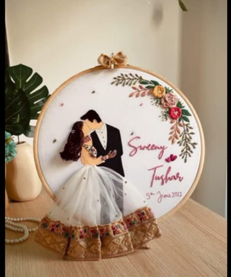 A SQAURE CREATIONS ART103 Embroidery Hoop(Pack of 1)