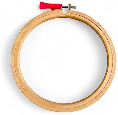 The Giftery Wooden Embroidery Hoop with Adjustable Metal Screw Embroidery Hoop(Pack of 1)