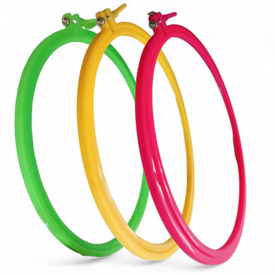 ADW CRAFT'S 6-7-8 INCH Embroidery HOOP Embroidery Frame(Pack of 3)