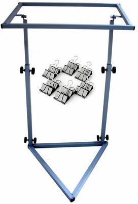 PrabhasDesigns Height Adjustable Box aari stand with 12 clips Embroidery Frame(Pack of 1)