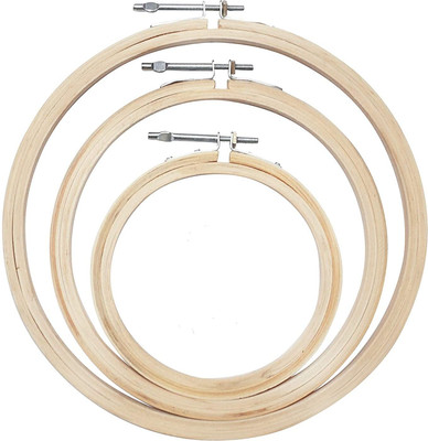 Atasi Wood Embodiary ring Embroidery Hoop(Pack of 3)