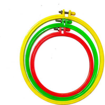 KHUSHA CREATIONS KC-20 Embroidery Hoop(Pack of 3)