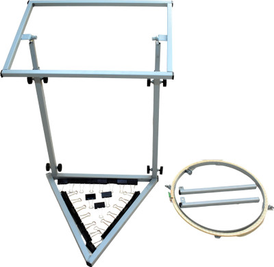 PrabhasDesigns Prabhas Designs Height Adjustable Two in One Aari Embroidery Stand Embroidery Frame(Pack of 1)