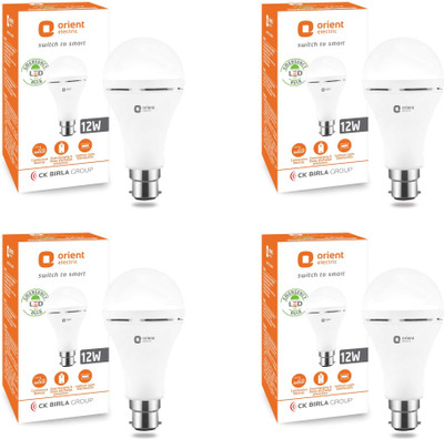 Orient Electric 12W Emergency Lamp -Pack of 4 2 hrs Bulb Emergency Light(Cool White)