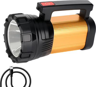 CICASTO Waterproof Jambo Metal Emergency Torch with Long Backup Torch(Multicolor, 20 cm, Rechargeable)